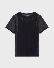 Tulle T-shirt Solid - Black / Vilebrequin New