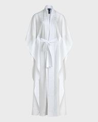 Jacquard Silk Crêpe Kimono - White / Vilebrequin Sale