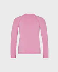 Girls Long Sleeves Rashguard Solid - Pink Boudoir / Vilebrequin Outlet