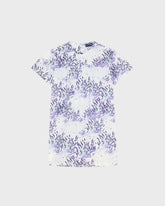 Girls Linen Dress Lavender - White / Vilebrequin Online