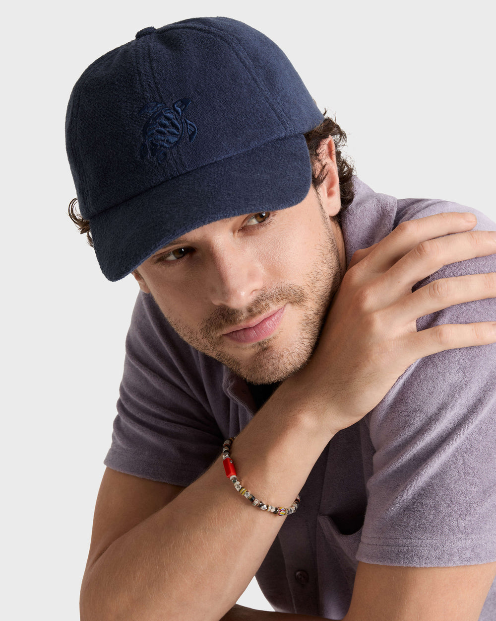 Terry Cap Solid - Blue Navy / Vilebrequin For sale