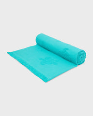 Beach Fouta in Organic Cotton Turtles Jacquard | Beach Towel Vilebrequin STHU1201 / Vilebrequin US
