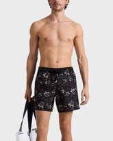 Micro-Perforated Ultra-light and packable Swim Trunks Bubble Turtles 3D - Black / Vilebrequin Sale