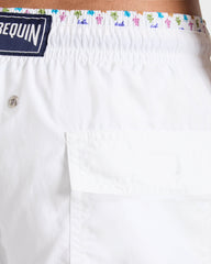 Swim Trunks Bicolor Micro Ronde des Tortues - White / Vilebrequin US
