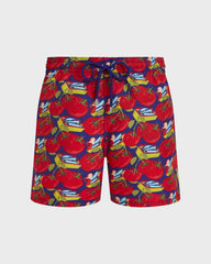 Swim Trunks Sardine and Tomato - Purple blue / Vilebrequin Outlet