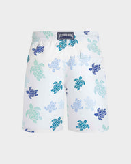 Long Swim Trunks Tortues Multicolores - White / Vilebrequin On sale
