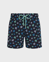 Embroidered Swim Trunks Micro Ronde des Tortues - Limited Edition - Blue Navy / Vilebrequin New