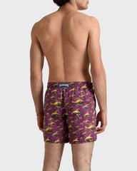 Swim Trunks Meca Fish - Purple Kerala / Vilebrequin Sale