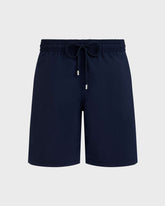 Long Swim Shorts Solid - Blue Navy Swimwear / Vilebrequin Outlet