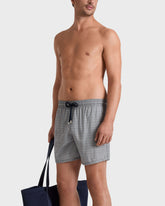 Ultrafine Wool Swim Trunks Prince of Wales Check - Blue Navy / Vilebrequin US