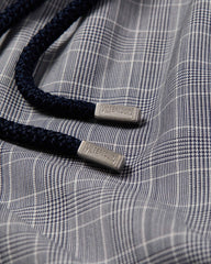 Ultrafine Wool Swim Trunks Prince of Wales Check - Blue Navy / Vilebrequin US