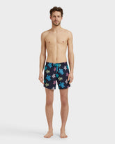 Stretch Short Swim Shorts Tortues Multicolores - Blue Navy / Vilebrequin On sale