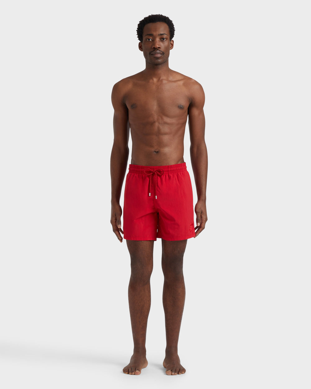 Swim Shorts Water-reactive Ronde Des Tortues - Red Lipstick / Vilebrequin For sale
