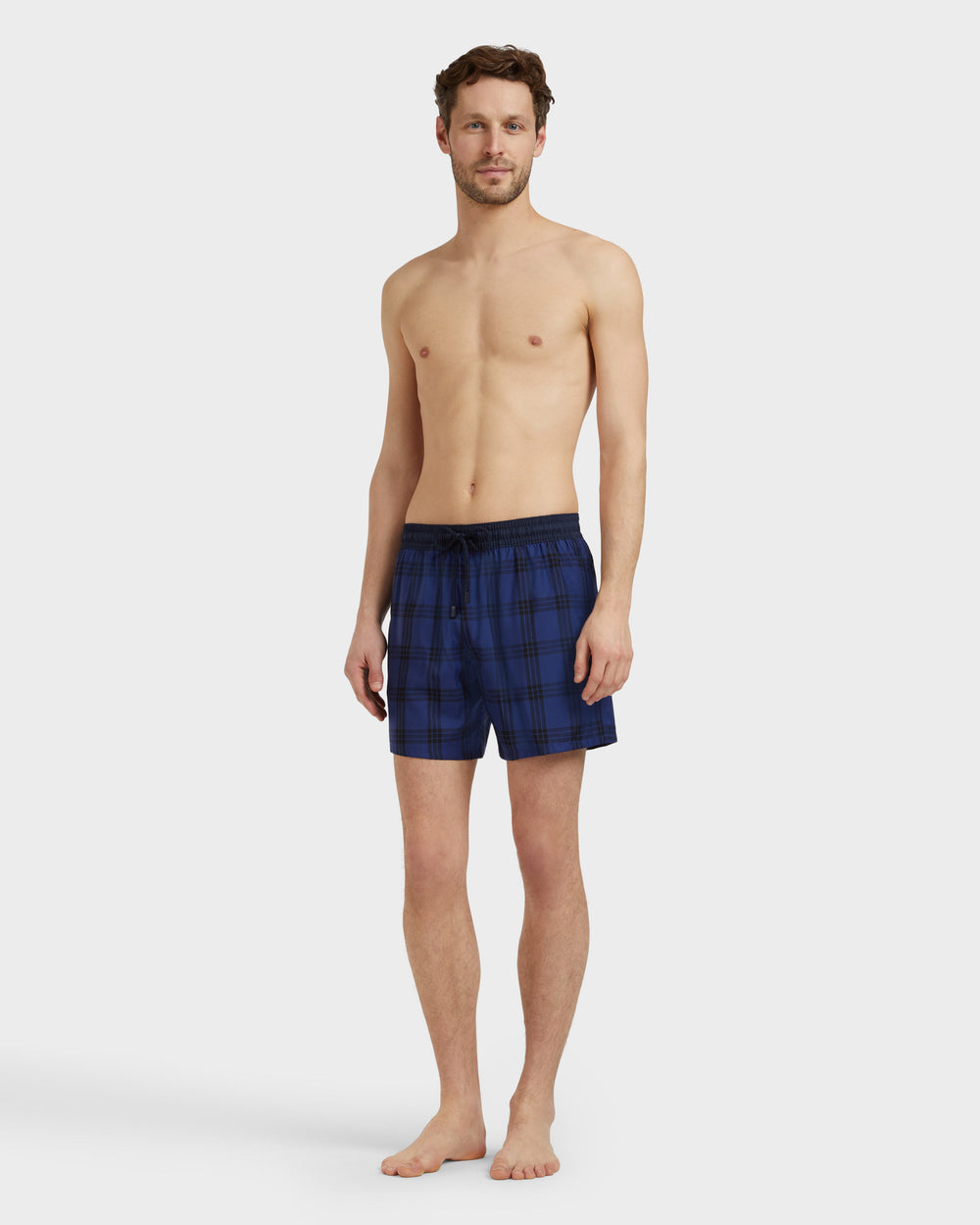 Ultrafine Wool Swim Shorts Carreaux Tailoring / Vilebrequin New