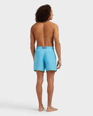 Linen Swim Shorts Solid - Blue topaz / Vilebrequin Online