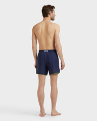Linen Swim Shorts Solid - Blue Navy / Vilebrequin Sale
