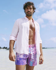 Swim Shorts Dripping Balloons - Purple Glycine / Vilebrequin Discount