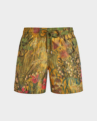 Silk Swim Shorts Mystère - Vilebrequin x Maison BUCOL / Vilebrequin Discount