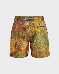 Silk Swim Shorts Mystère - Vilebrequin x Maison BUCOL / Vilebrequin Discount