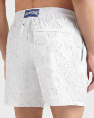Swim shorts Ronde des tortues Jacquard - White / Vilebrequin Outlet