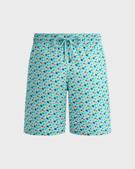 Long Stretch Swim shorts Micro Ronde Des Tortues Rainbow - Blue Pacific / Vilebrequin Sale