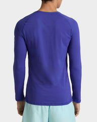 UV Protection Long Sleeves Rashguard Turtle - Blue Versailles / Vilebrequin Outlet