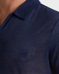 Linen Jersey Polo Shirt Solid | Site Vilebrequin | PYRE9O00 / Vilebrequin US