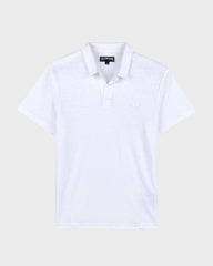 Linen Jersey Polo Shirt Solid | Site Vilebrequin | PYRE9O00 / Vilebrequin On sale