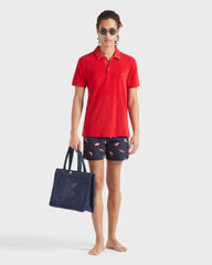 Terry Polo Shirt Solid - Red Lipstick / Vilebrequin US