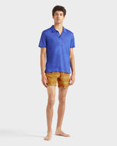 Linen Jersey Polo Shirt Solid | Site Vilebrequin | PYRE9O00 / Vilebrequin New