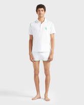 Pique Cotton Polo VBQ Line - White / Vilebrequin For sale