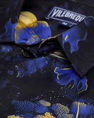 Silk Bowling Shirt Coral Reef - Black / Vilebrequin For sale
