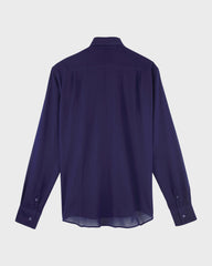 Cotton Voile Lightweight Shirt Solid - Blue Navy / Vilebrequin On sale
