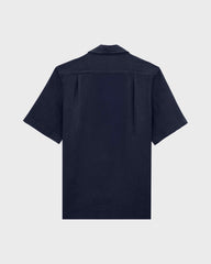 Linen Shirt Solid - Blue Navy Website | RBSDU102 / Vilebrequin Discount