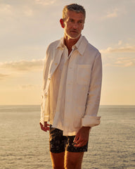 Linen Solid Overshirt / Vilebrequin Sale