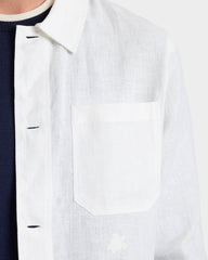 Linen Solid Overshirt / Vilebrequin Sale