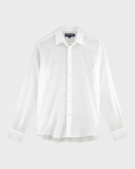 Cotton Voile Lightweight Shirt Solid - White / Vilebrequin Outlet