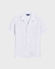 Linen Shirt Solid - White Website | RBSDU102 / Vilebrequin US