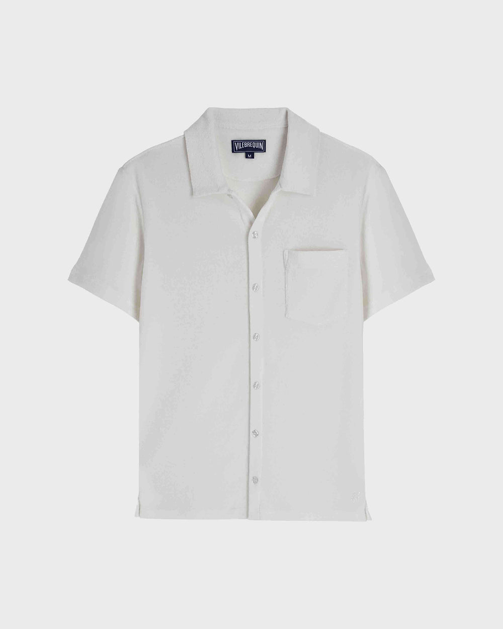 Cotton Bowling Shirt Solid - Beige Chalk Shirt / Vilebrequin Online
