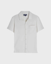 Cotton Bowling Shirt Solid - Beige Chalk Shirt / Vilebrequin Online