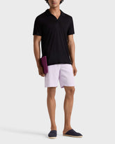 Mineral Dye Linen Bermuda Shorts - Purple Kunzite / Vilebrequin New