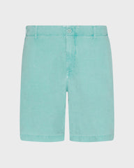 Mineral Dye Linen Bermuda Shorts - Green Aventurine / Vilebrequin Online