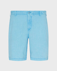 Mineral Dye Linen Bermuda Shorts - Blue Larimar / Vilebrequin Sale