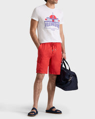 Linen Bermuda Shorts Cargo Pockets | Site Vilebrequin | BAIU3U01 / Vilebrequin For sale