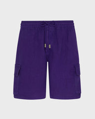 Linen Bermuda Shorts Cargo Pockets | Site Vilebrequin | BAIU3U01 / Vilebrequin Discount