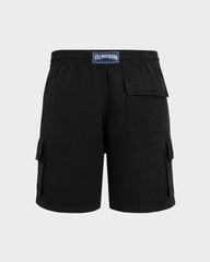 Linen Bermuda Shorts Cargo Pockets | Site Vilebrequin | BAIU3U01 / Vilebrequin Outlet