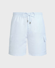 Linen Bermuda Shorts Cargo Pockets | Site Vilebrequin | BAIU3U01 / Vilebrequin For sale
