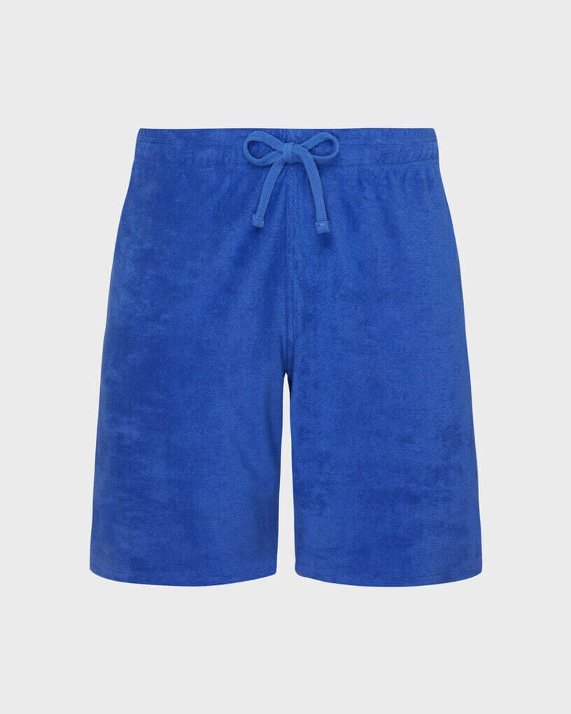 Terry Bermuda Shorts Solid - Blue Marrakech / Vilebrequin Sale