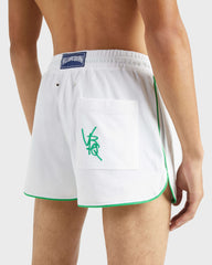 Organic Cotton Bermuda Shorts Vbq Line - White / Vilebrequin US