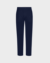 Straight Linen Pants Solid - Blue Navy Pants / Vilebrequin Outlet